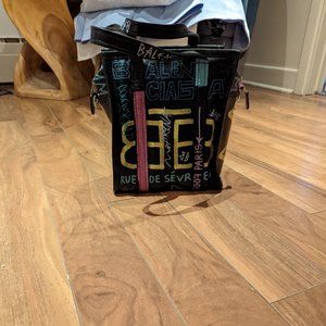 BALENCIAGA Bazar Graffiti Shopper Tote